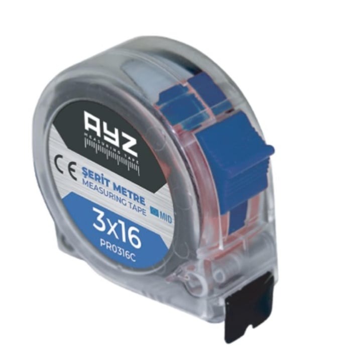 AYZ ŞEFFAF ŞERİT METRE 3 X 16 